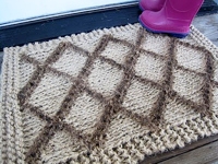 j erin knits Knitted Doormat